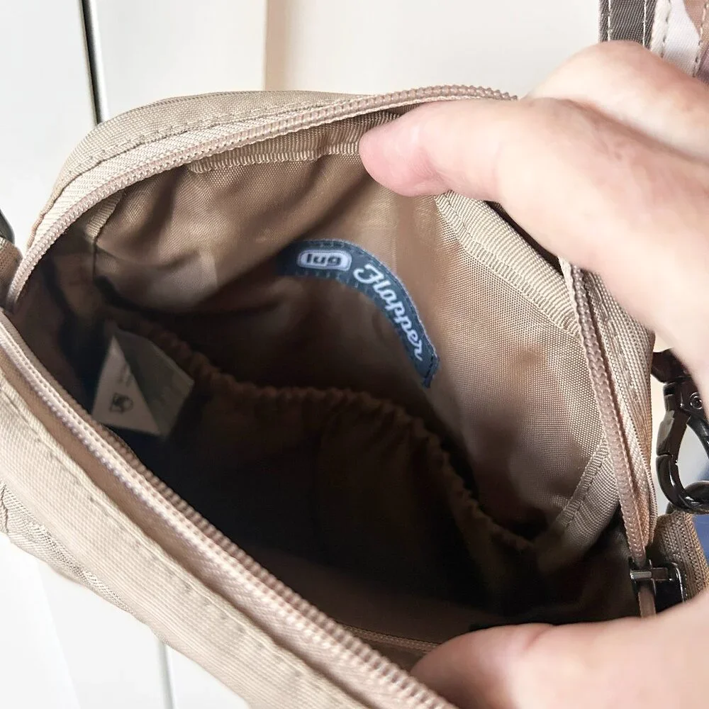 Lug Flapper SE Convertible Crossbody Tan Bag - Picture 10 of 16